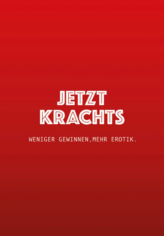 Jetzt Krachts Erotik